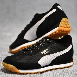 Puma Black and White Athletic Shoes